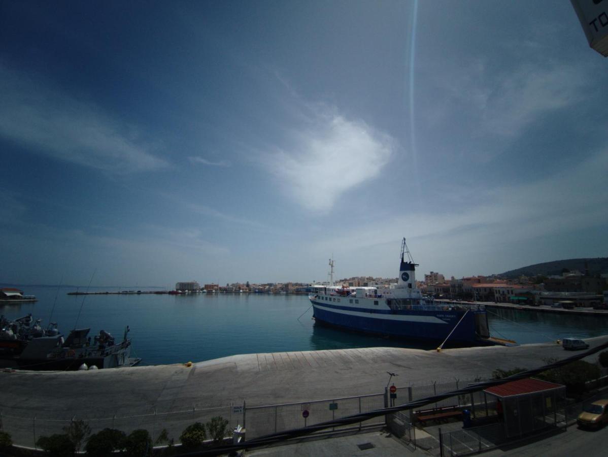 Omiros Rooms Chios Town Bagian luar foto